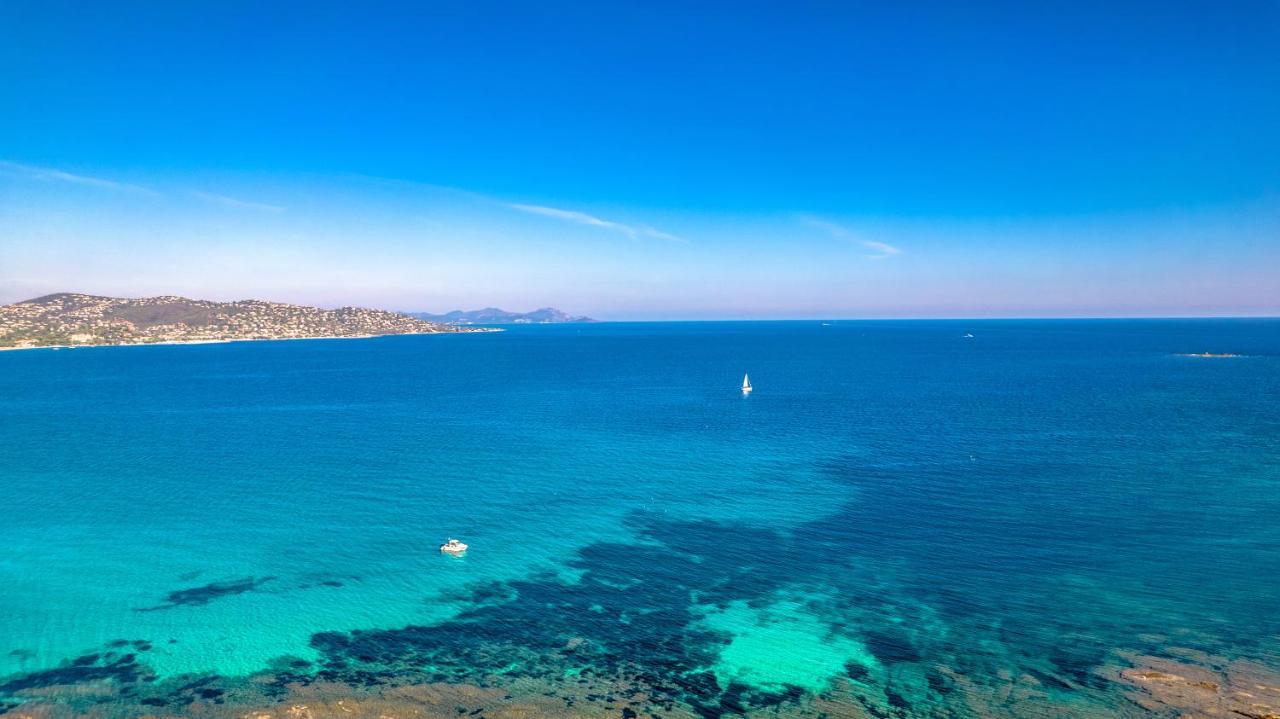 Superbe Villa, Incroyable Vue Mer, Piscine Chauffee, Climatisee Sainte-Maxime Eksteriør bilde