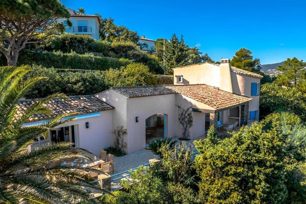 Superbe Villa, Incroyable Vue Mer, Piscine Chauffee, Climatisee Sainte-Maxime Eksteriør bilde
