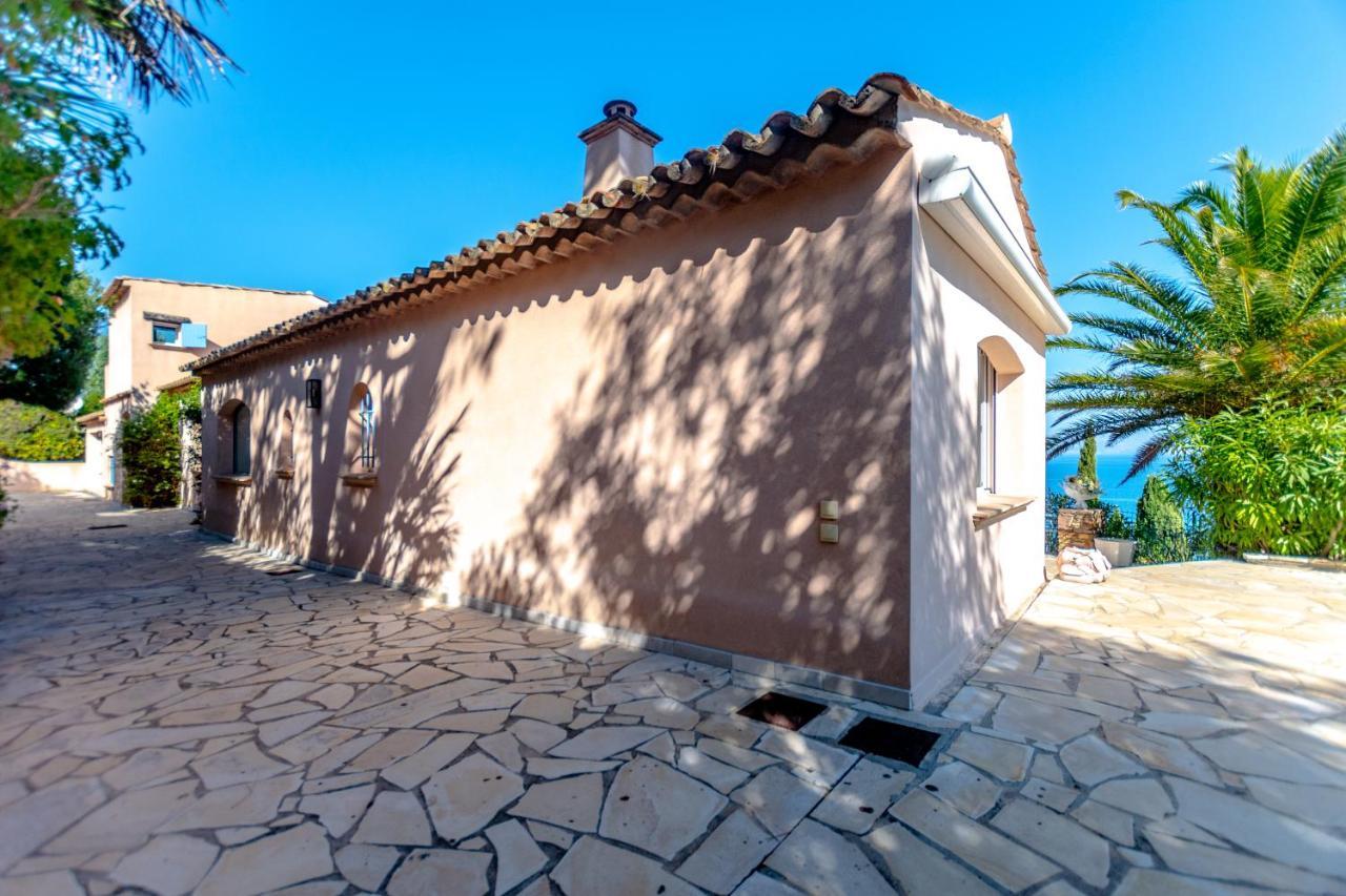 Superbe Villa, Incroyable Vue Mer, Piscine Chauffee, Climatisee Sainte-Maxime Eksteriør bilde
