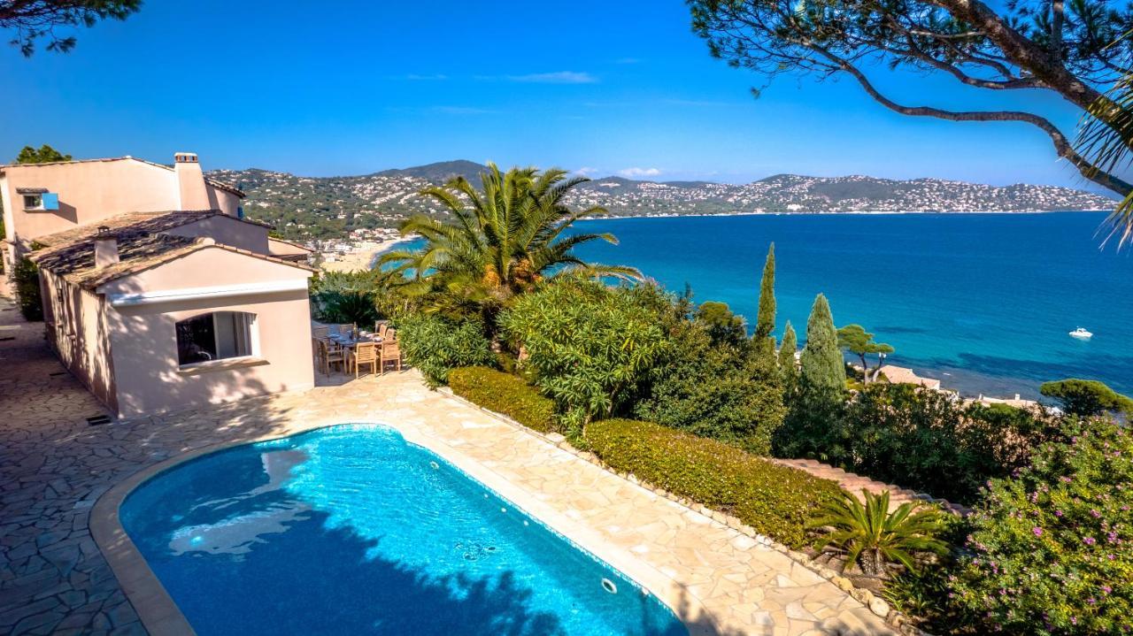 Superbe Villa, Incroyable Vue Mer, Piscine Chauffee, Climatisee Sainte-Maxime Eksteriør bilde
