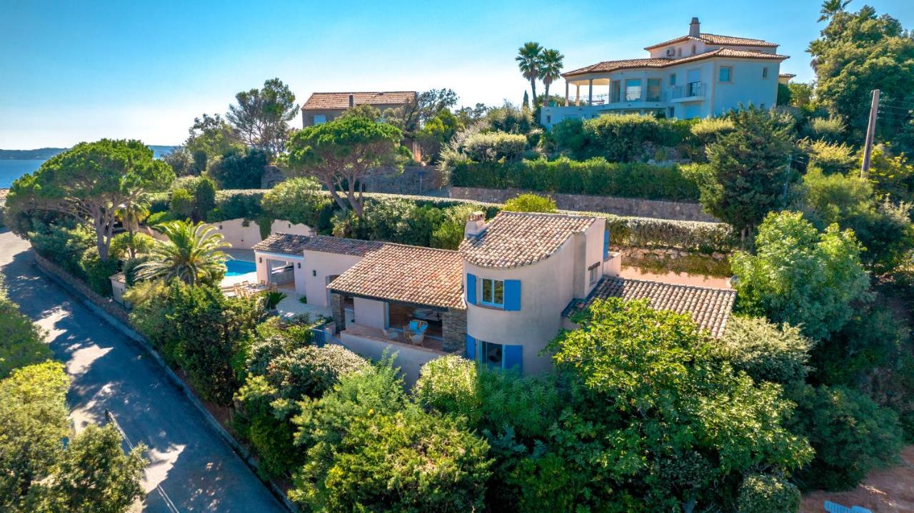 Superbe Villa, Incroyable Vue Mer, Piscine Chauffee, Climatisee Sainte-Maxime Eksteriør bilde
