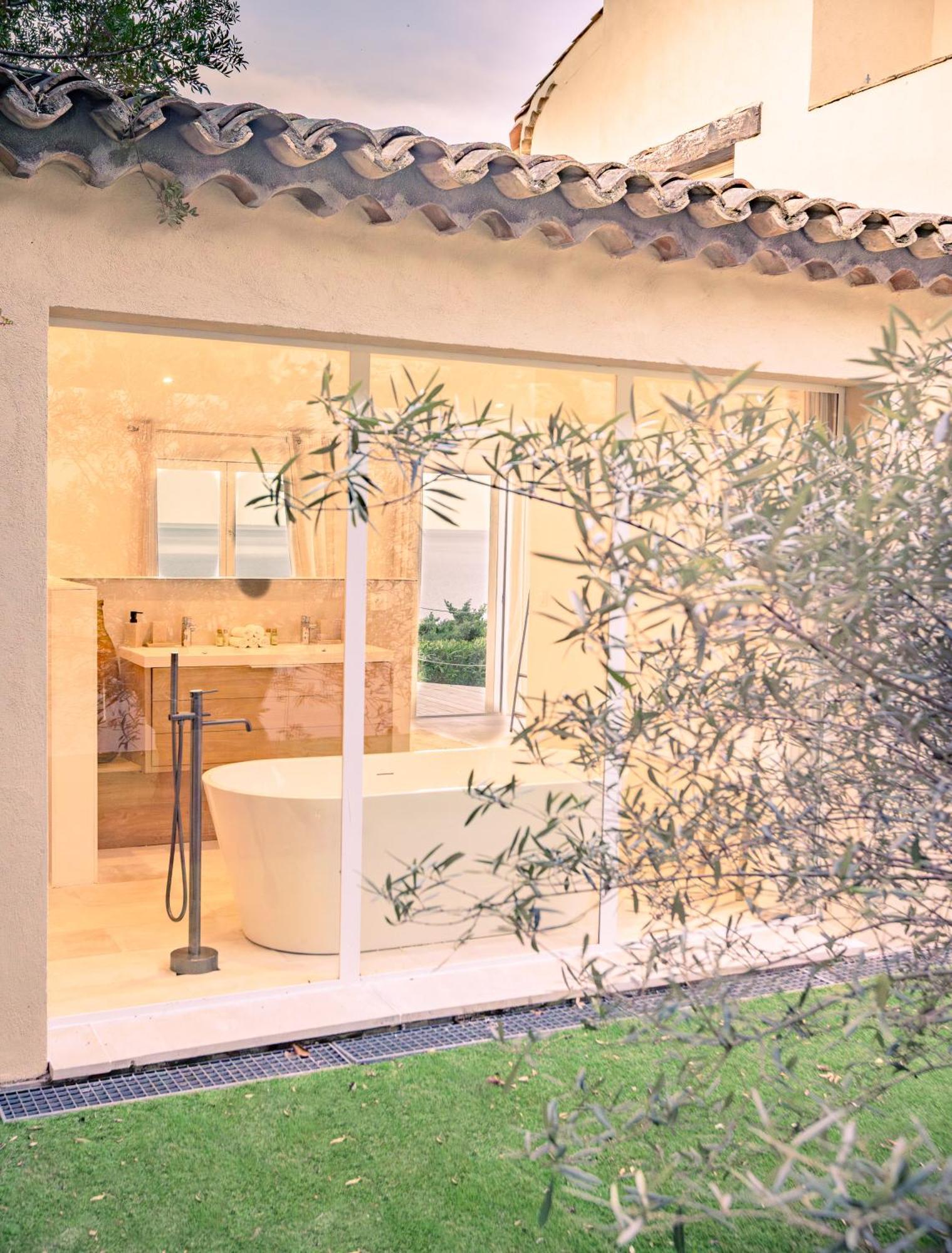 Superbe Villa, Incroyable Vue Mer, Piscine Chauffee, Climatisee Sainte-Maxime Eksteriør bilde