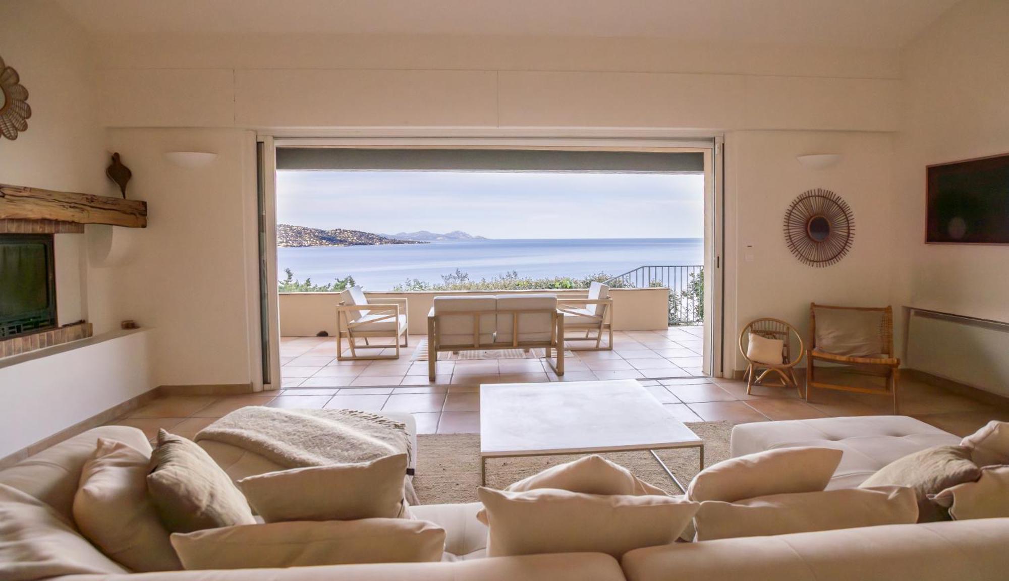 Superbe Villa, Incroyable Vue Mer, Piscine Chauffee, Climatisee Sainte-Maxime Eksteriør bilde