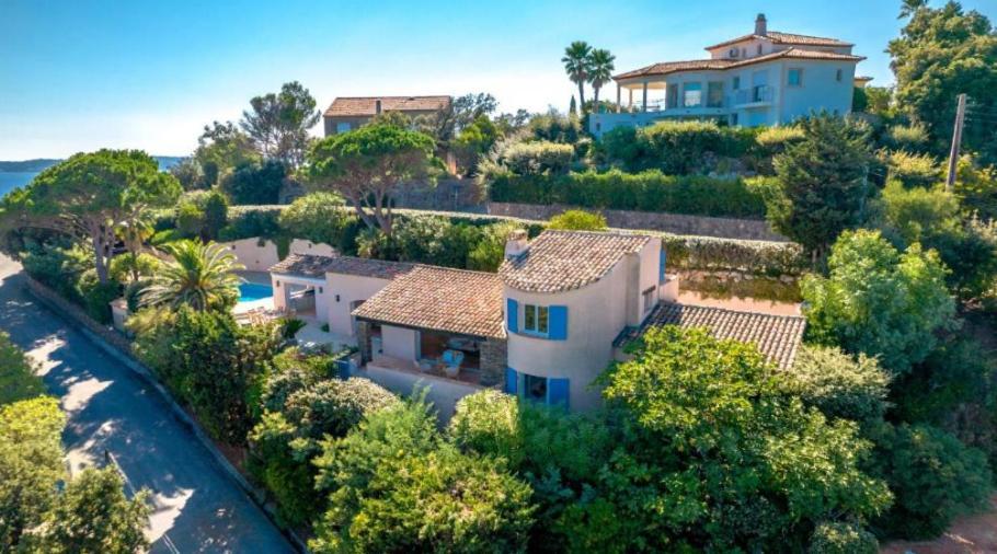 Superbe Villa, Incroyable Vue Mer, Piscine Chauffee, Climatisee Sainte-Maxime Eksteriør bilde